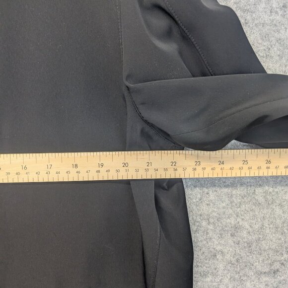 London Fog Black Trench Coat - Picture 4 of 8